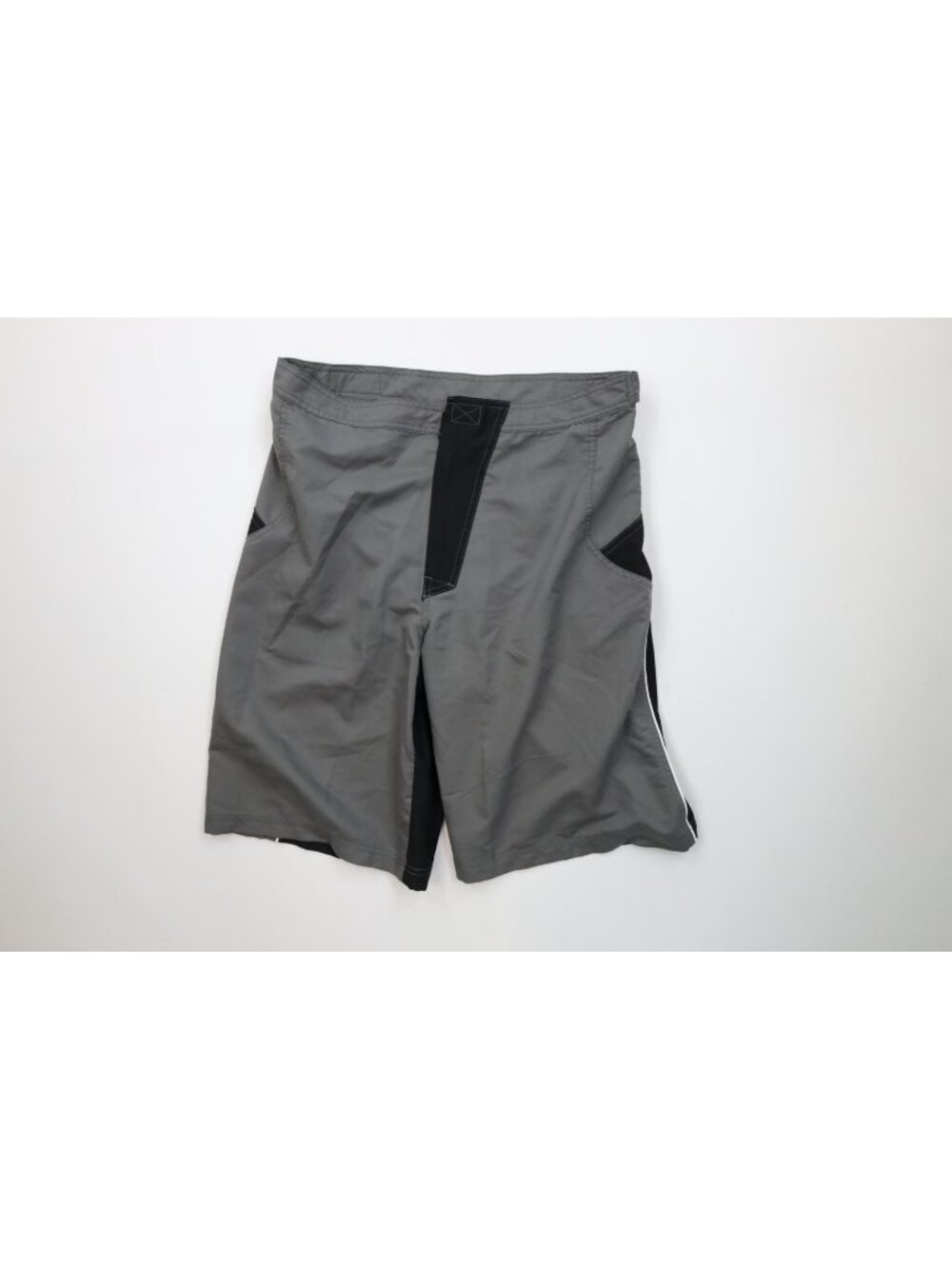 Vintage 90s Seadoo Bombardier Mens Medium Spell Out Lined Board Shorts Jetski